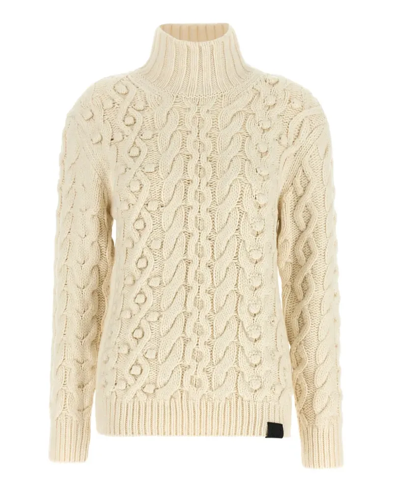 Stella McCartney Bobble Pullover mit Flechtmuster - Nude Nude