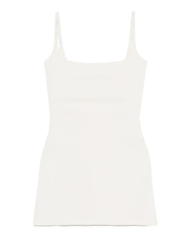 GIMAGUAS Lula Minikleid mit eckigem Ausschnitt - Weiß Weiß