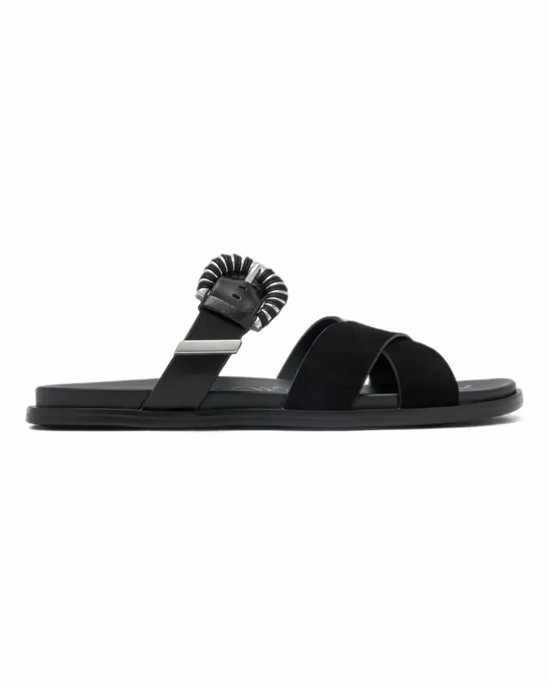 Sam Edelman Lucy buckle-fastening flat sandals - Schwarz Schwarz