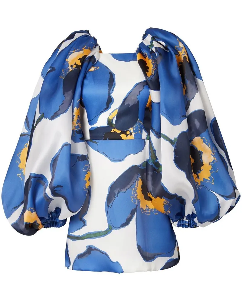 Carolina Herrera New York Kleid mit Print - Weiß Weiß