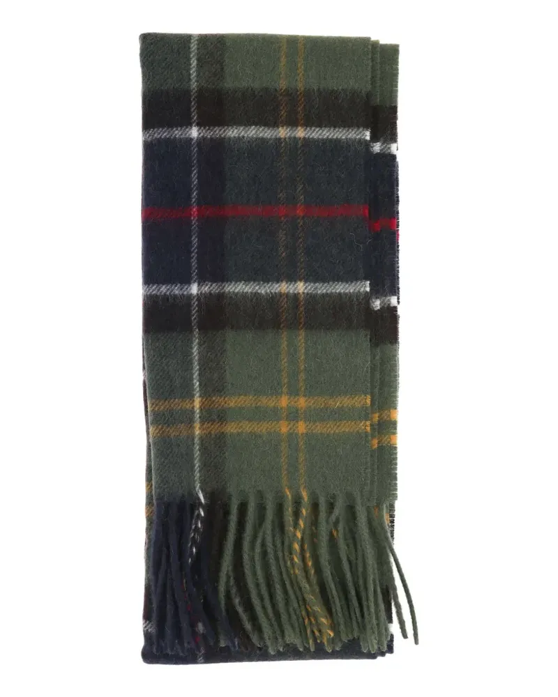 Barbour Schal mit Schottenkaromuster - Grün Grün