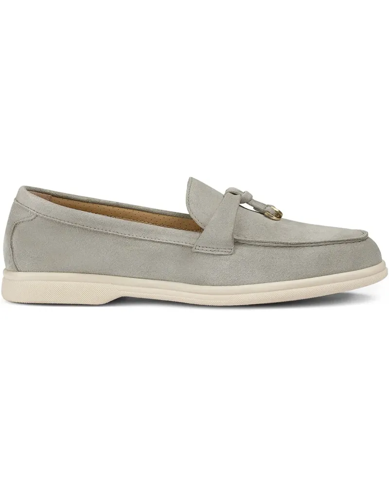 Doucal´s Loafer aus Wildleder - Grau Grau