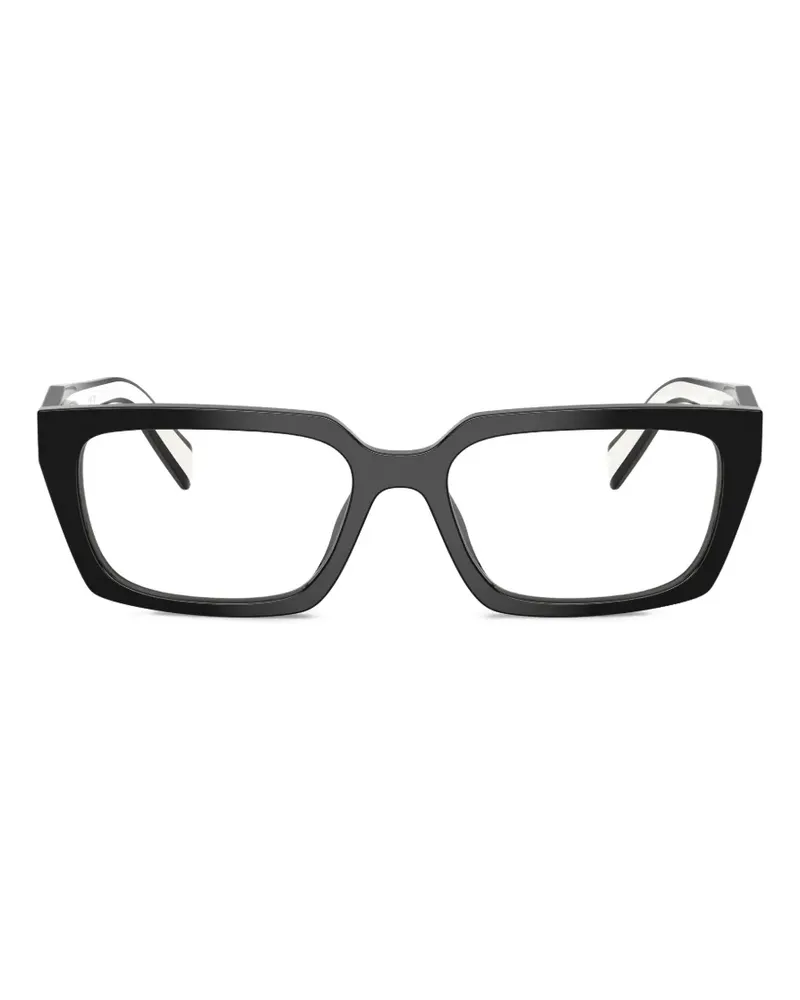 Prada square frame glasses - Schwarz Schwarz