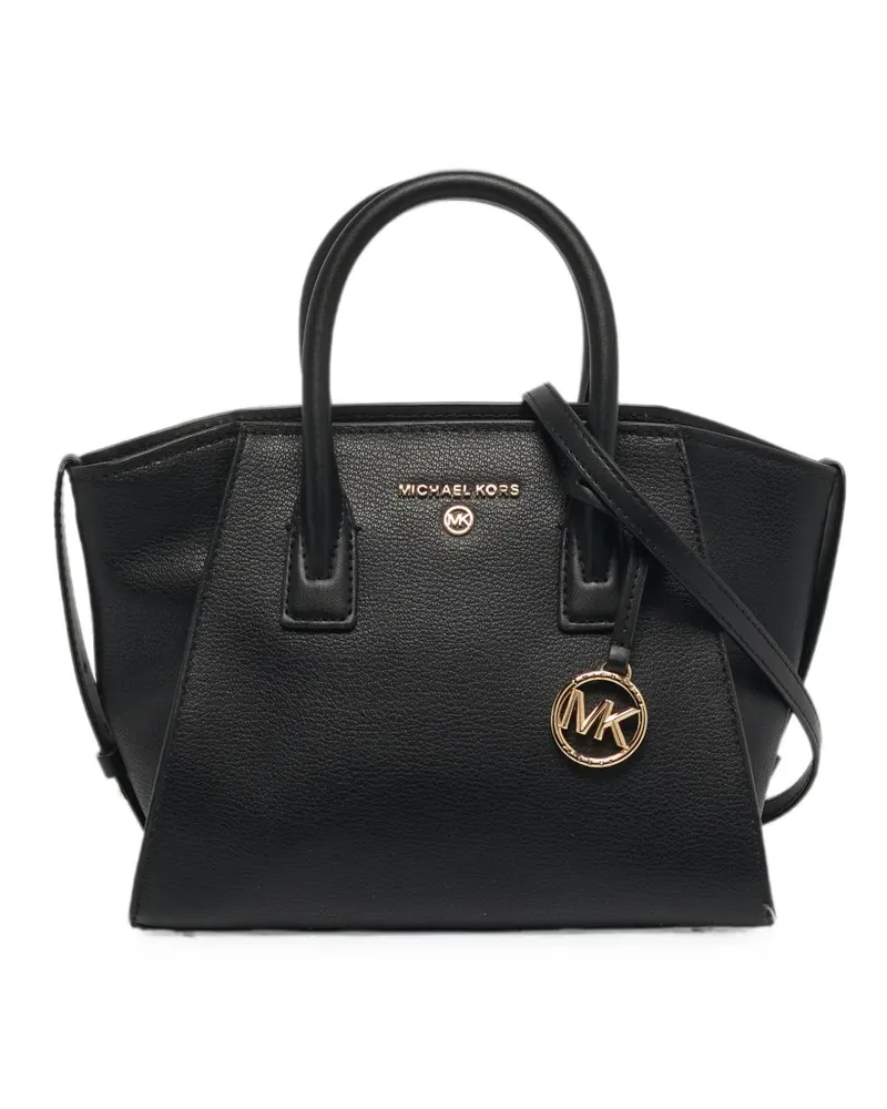 Michael Kors small Avril leather tote bag - Schwarz Schwarz