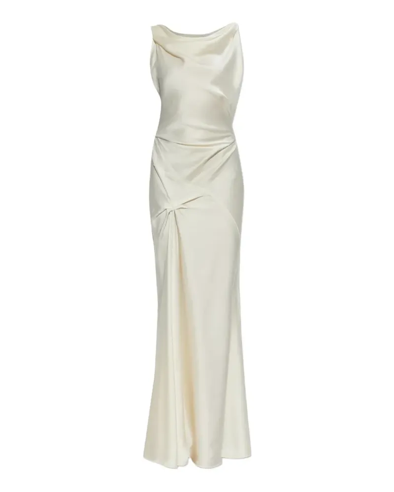 Victoria Beckham Posy sleeveless maxi dress - Nude Nude