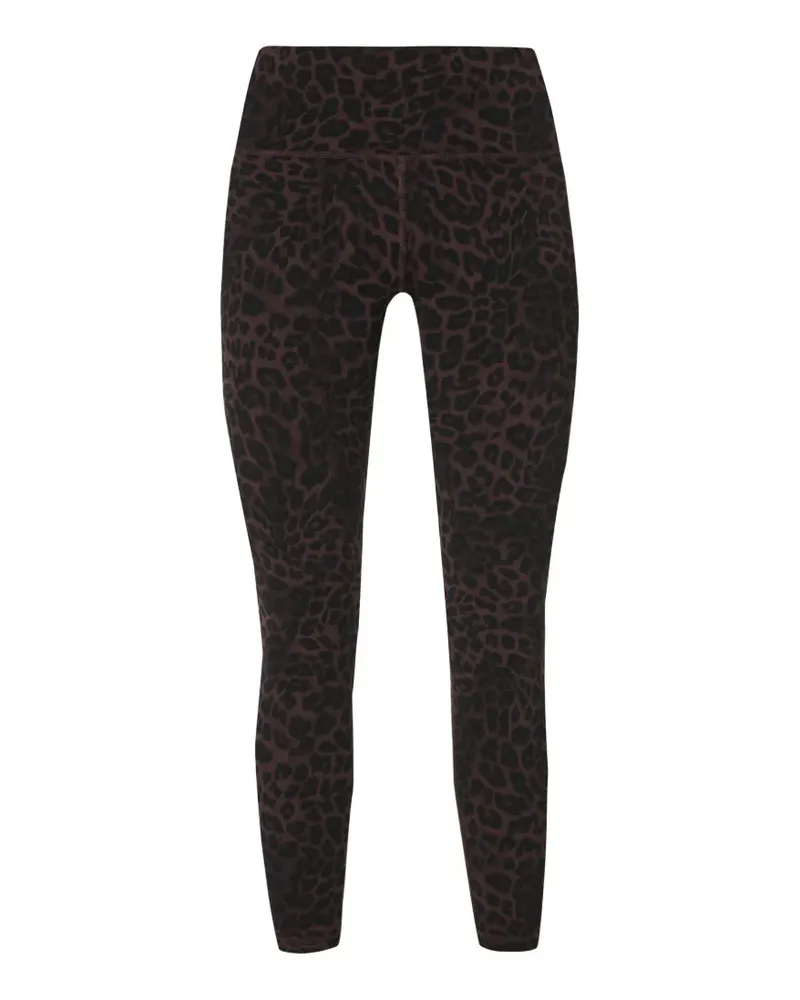 Sweaty Betty Leggings mit Leopardenprint - Braun Braun