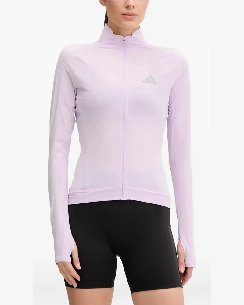 adidas adi365 logo-print zip-up jacket - Violett Violett