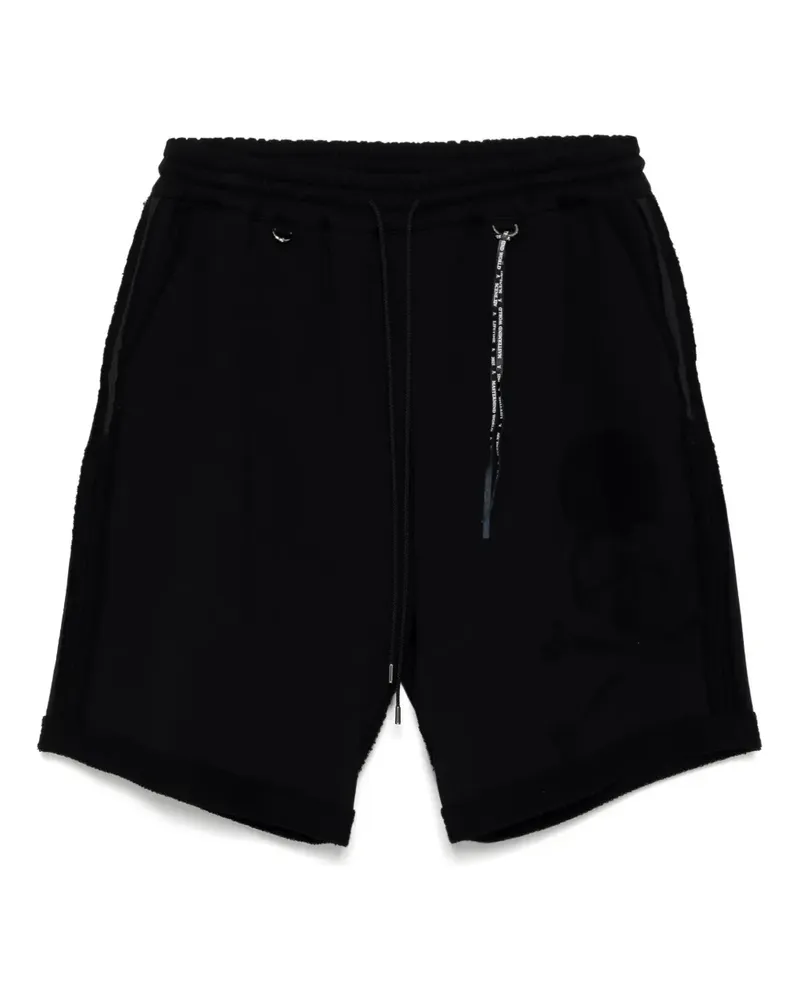 Mastermind World Cut-Off Joggingshorts - Schwarz Schwarz