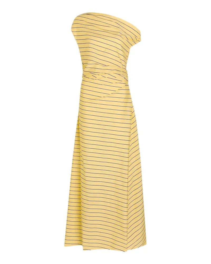 STAUD Phare striped maxi dress - Gelb Gelb