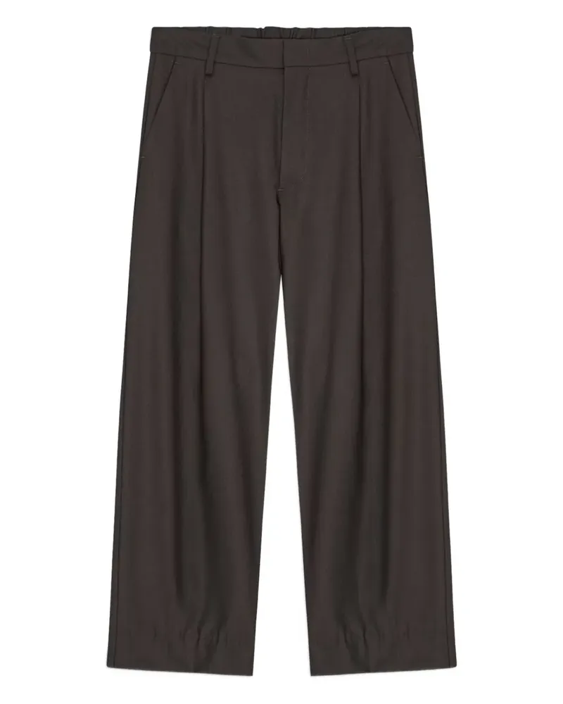NN 07 Plissierte Hose - Braun Braun