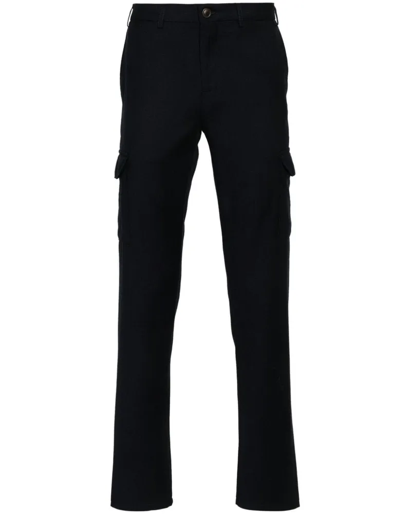 Canali Cargohose aus Wolle - Blau Blau