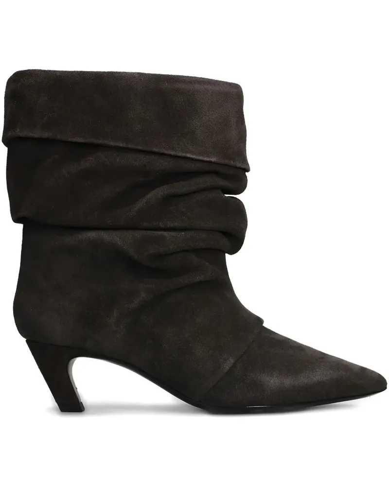 ash Stiefel aus Wildleder 50mm - Grau Grau