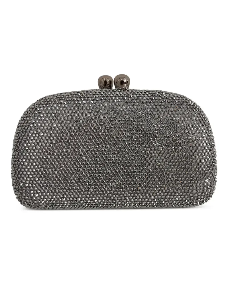 Serpui Umhängetasche mit Kristallen - Silber Silber