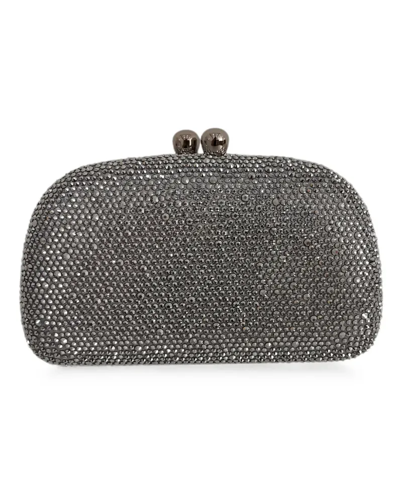 Serpui Umhängetasche mit Kristallen - Silber Silber