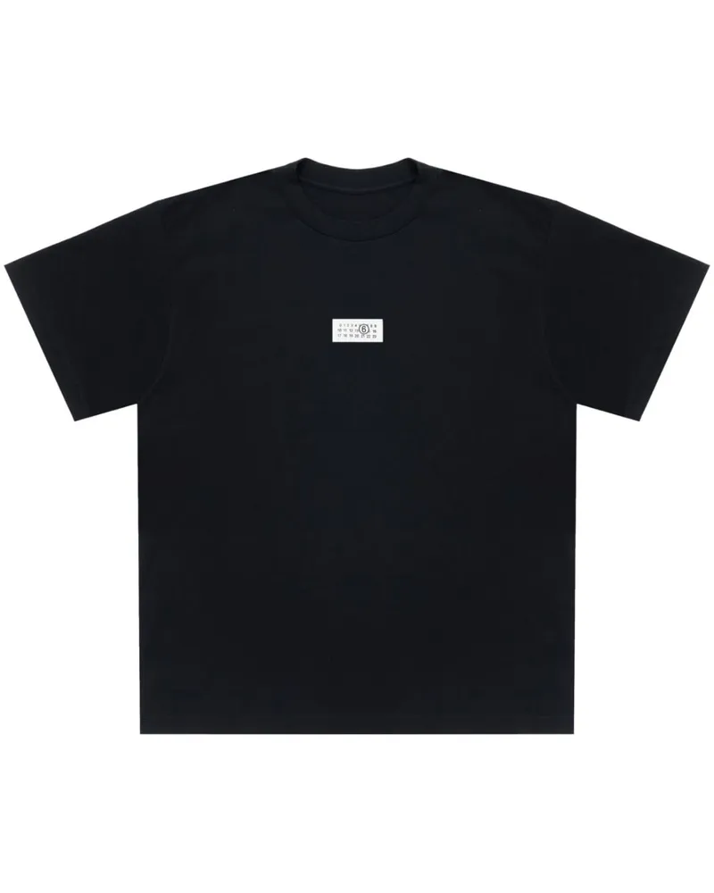 Maison Margiela Black" T-Shirt - Schwarz Schwarz