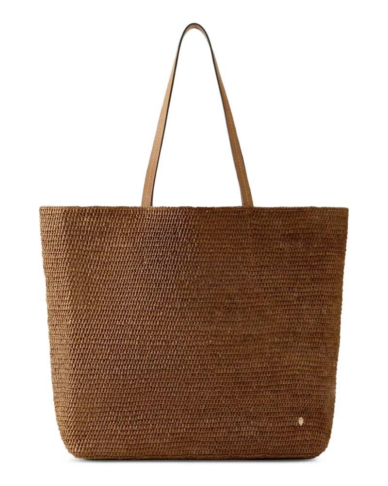 Helen Kaminski Tote Bag aus gewebtem Bast - Braun Braun