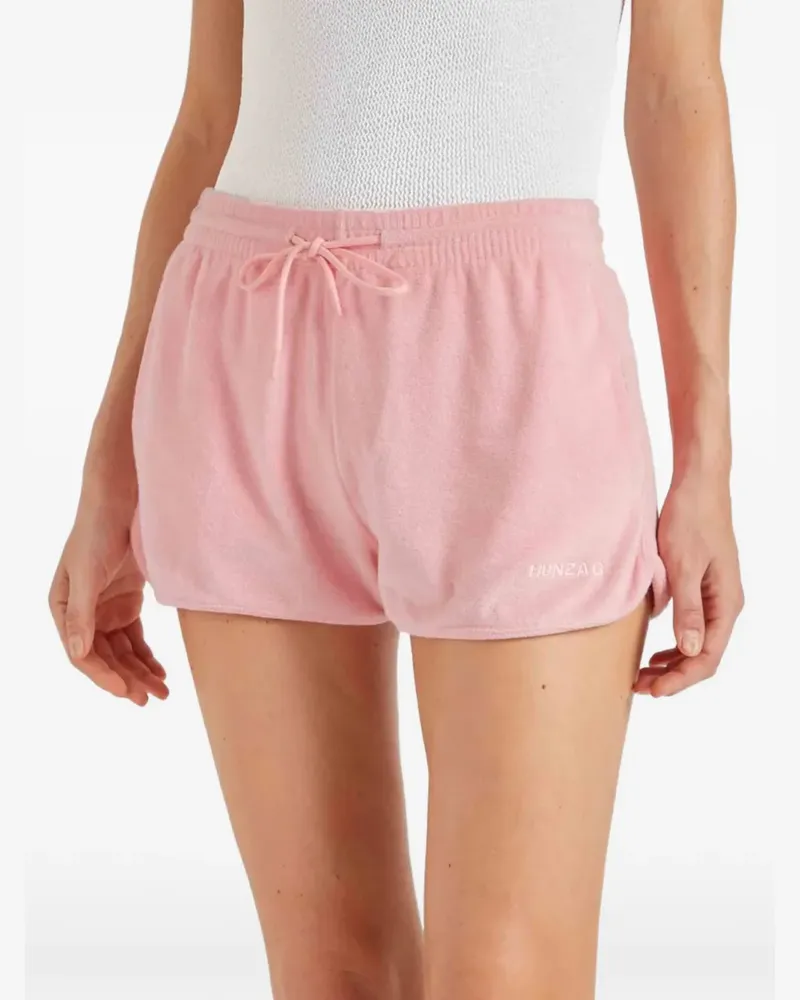 Hunza G Shorts aus Frottee - Rosa Rosa