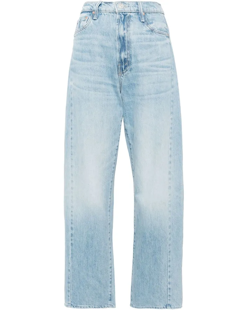 Mother Weite The Half-Pipe Flood Jeans - Blau Blau