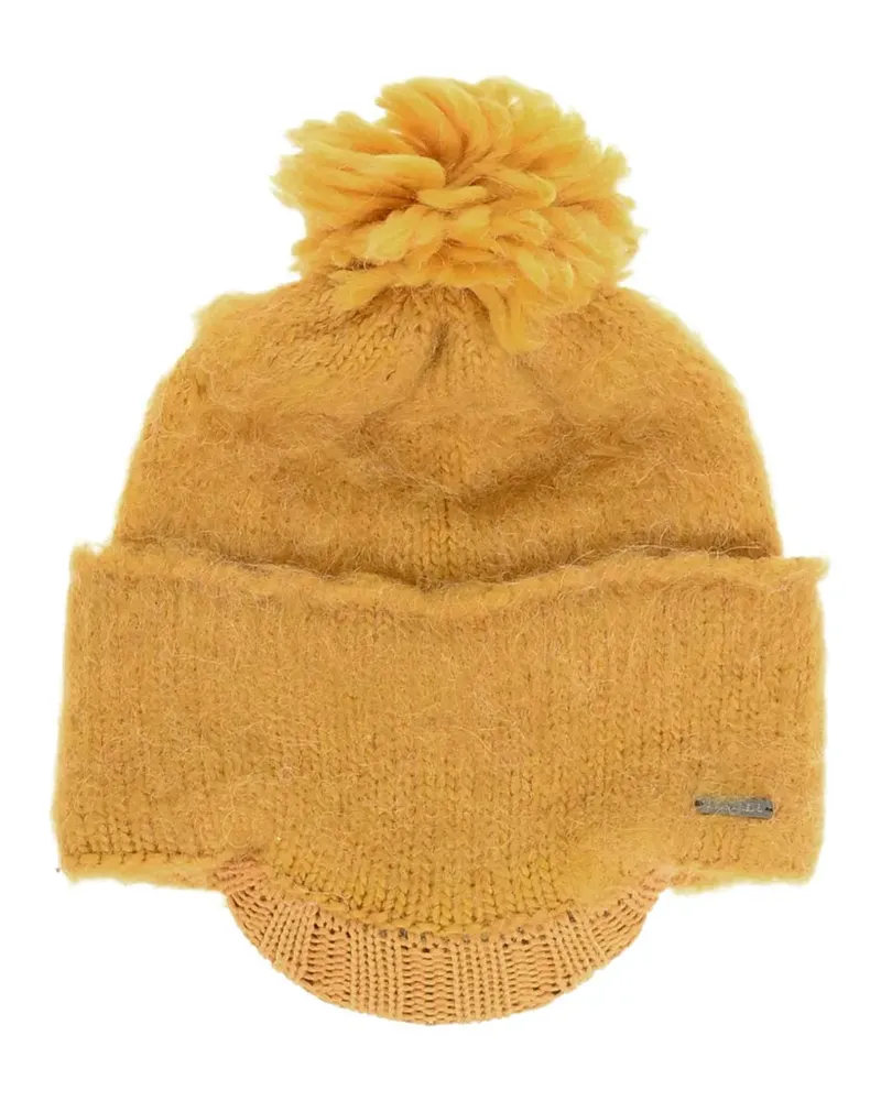 Dsquared2 pom-pom visor beanie hat - Gelb Gelb