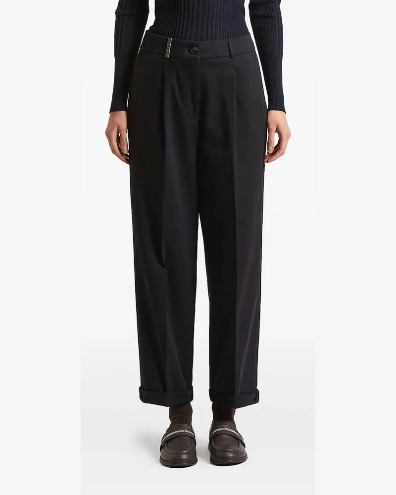 Peserico Plissierte Hose - Blau Blau