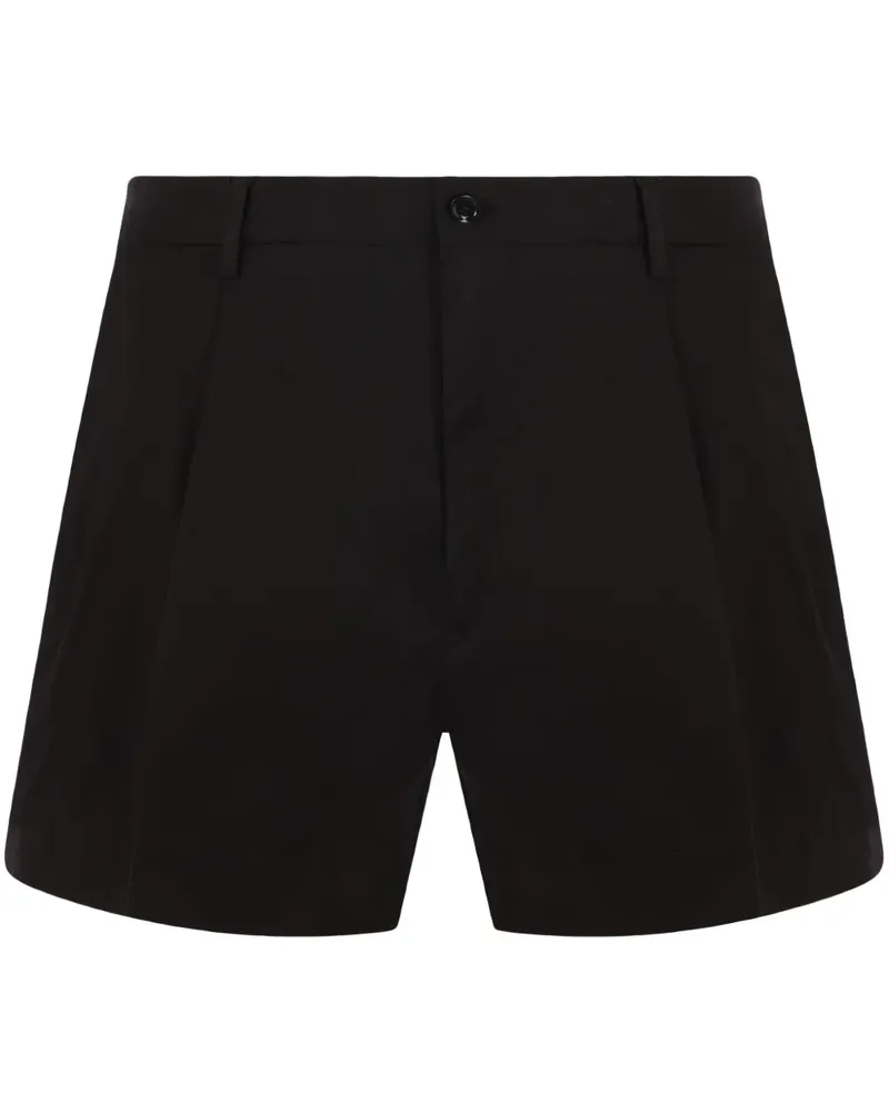 Dolce & Gabbana Shorts mit Falten - Schwarz Schwarz