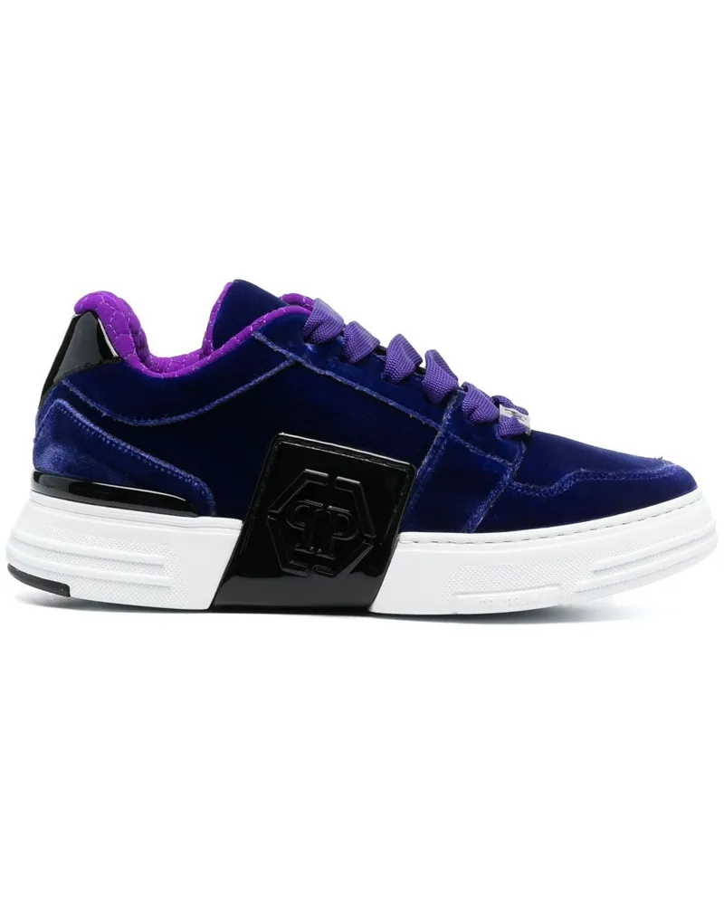 Philipp Plein Sneakers aus Samt - Violett Violett