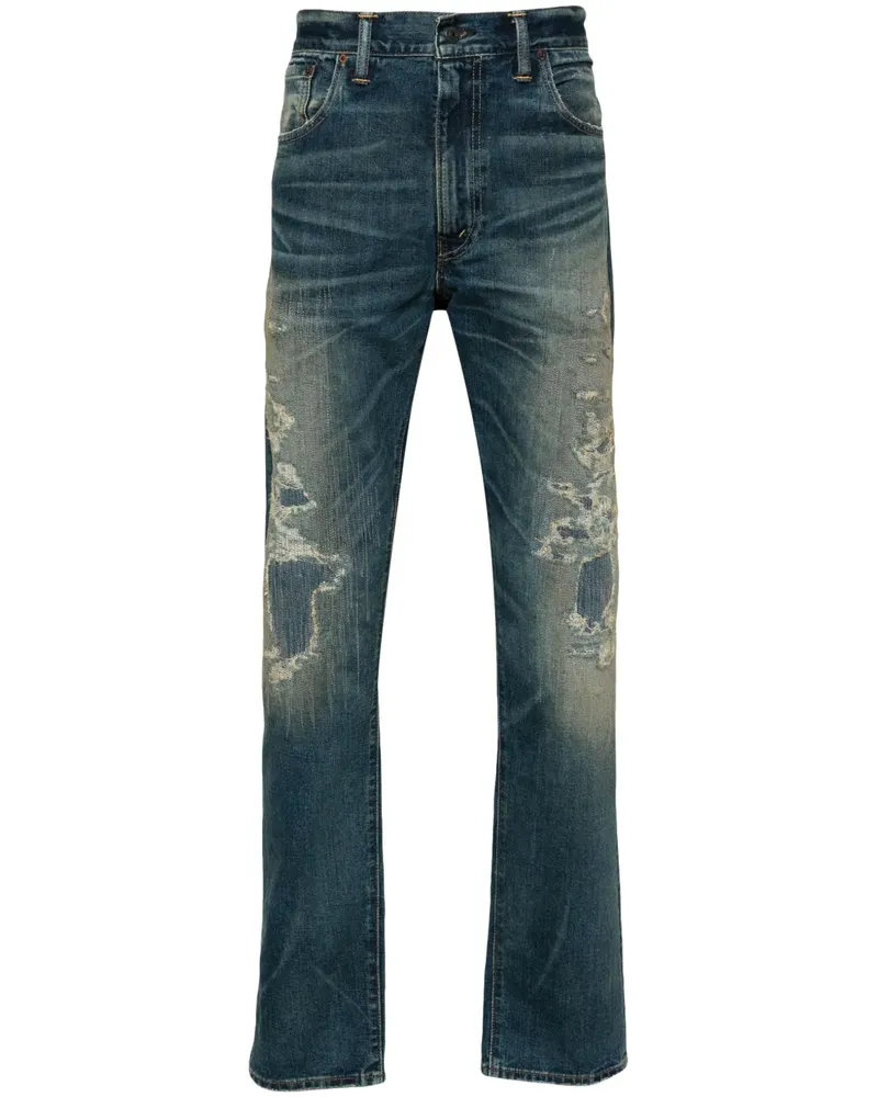 Ralph Lauren Jeans im Distressed-Look - Blau Blau