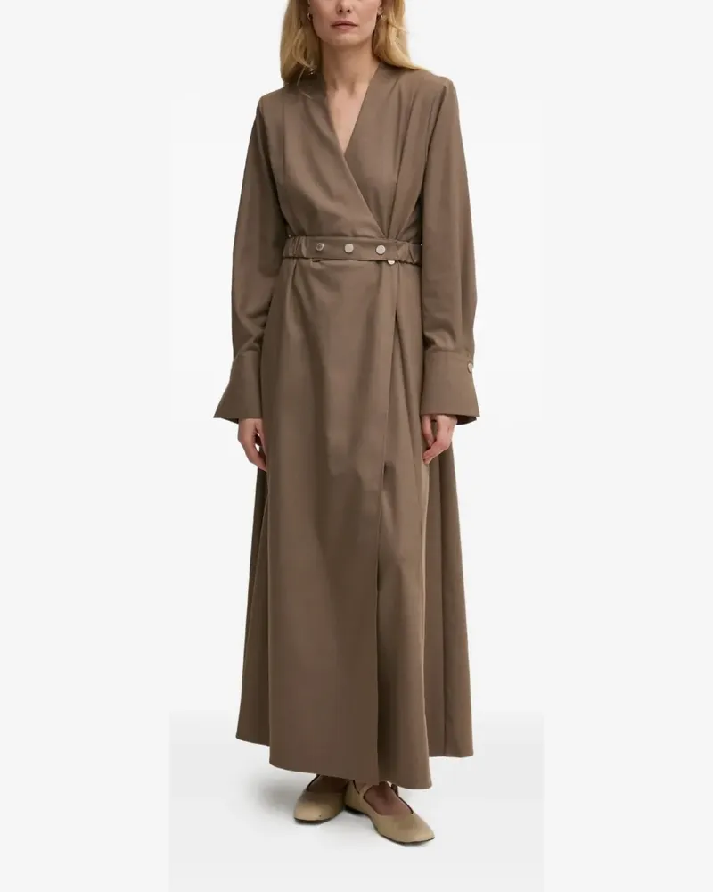 Gestuz Cacia Maxikleid - Braun Braun