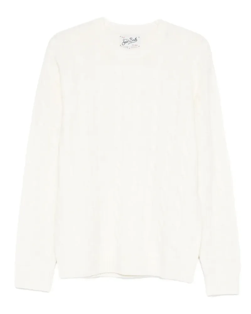 MC2 Saint Barth Regent Braid Wollpullover - Nude Nude