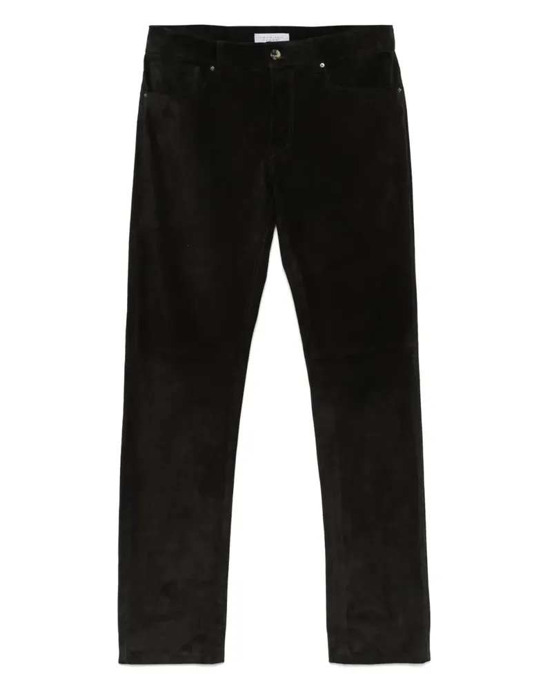 Gabriela Hearst Hose mit geradem Bein - Schwarz Schwarz