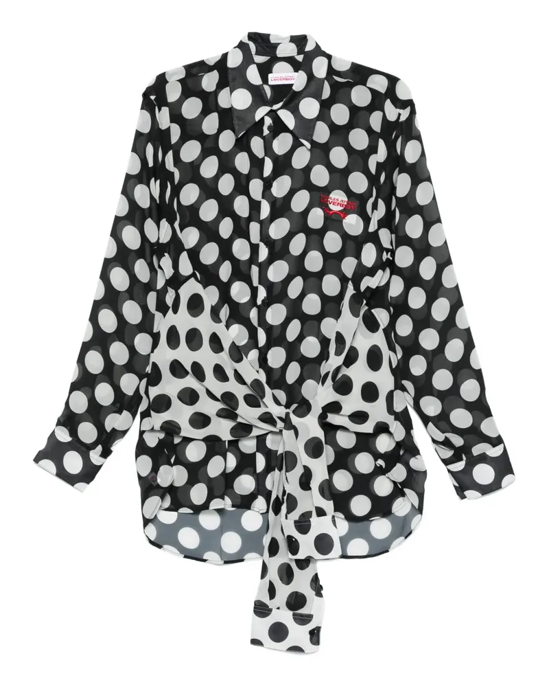 Charles Jeffrey Loverboy Hug Hemd - Schwarz Schwarz