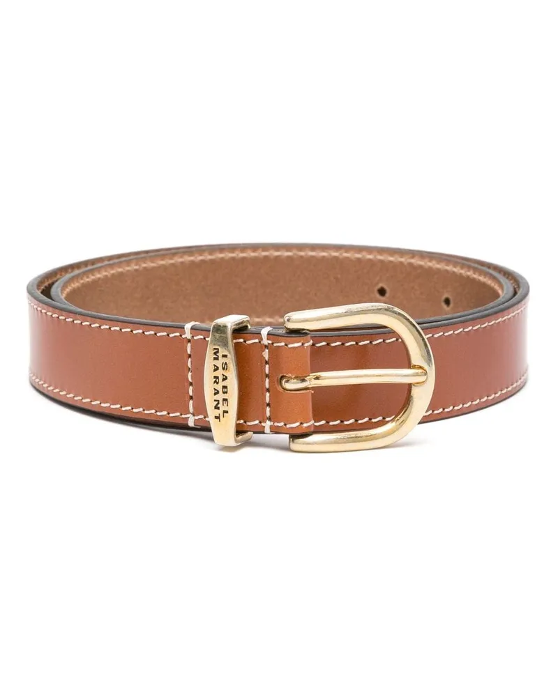 Isabel Marant Zadd Gürtel - Braun Braun