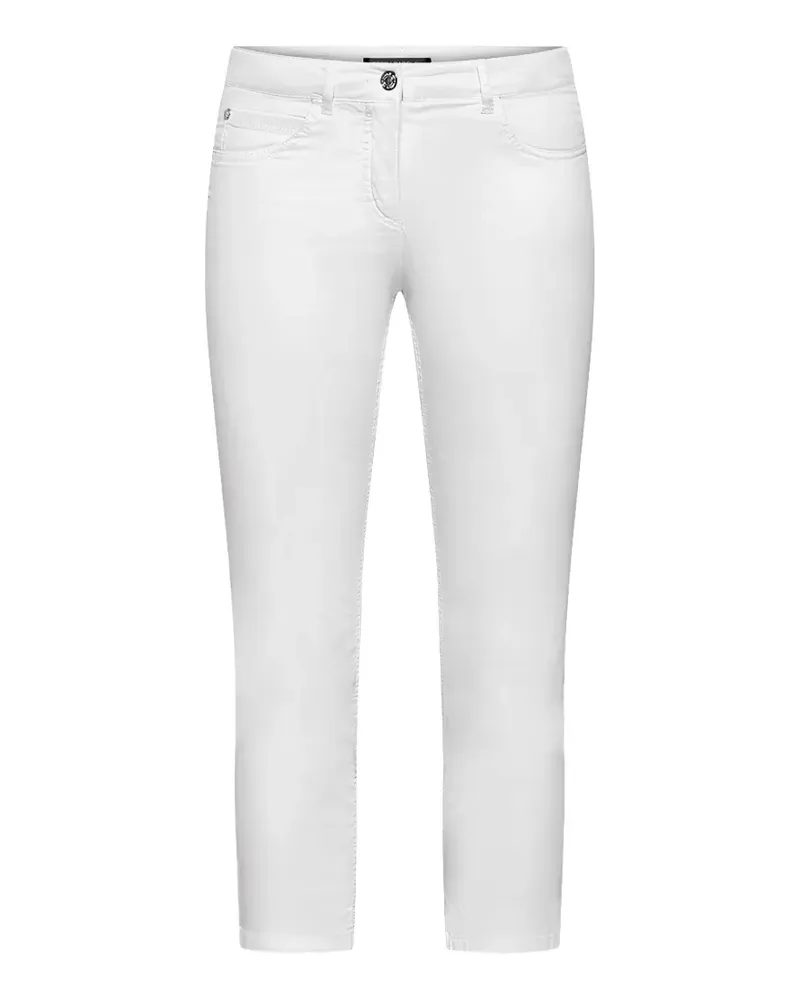 Betty Barclay cropped slim-fit trousers - Weiß Weiß