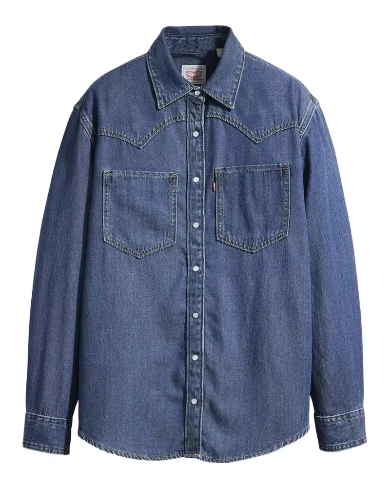 Levi's Teodora Westernhemd - Blau Blau