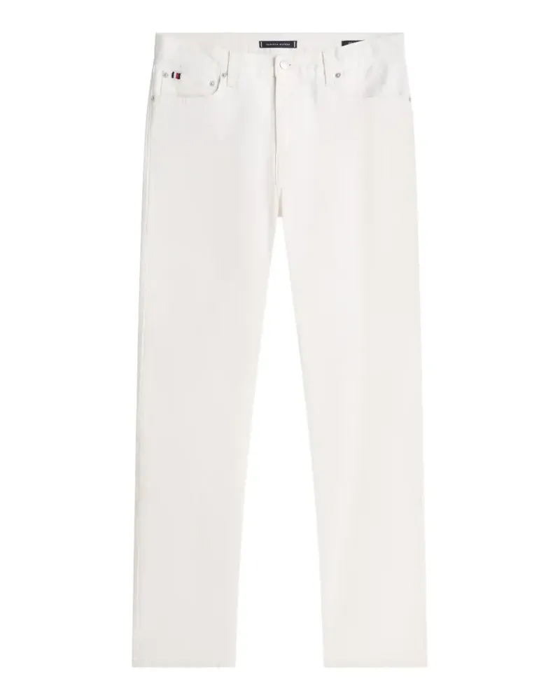 Tommy Hilfiger logo-patch jeans - Weiß Weiß
