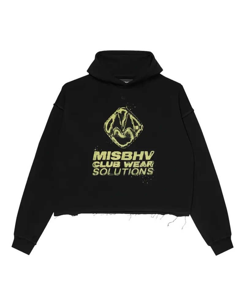 MISBHV Hoodie mit Logo-Print - Schwarz Schwarz