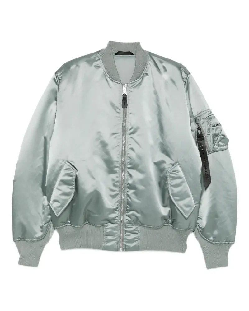 Alpha Industries satin-finish bomber jacket - Blau Blau