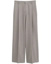 Filippa K Wide-Leg-Hose mit Bundfalten Grau