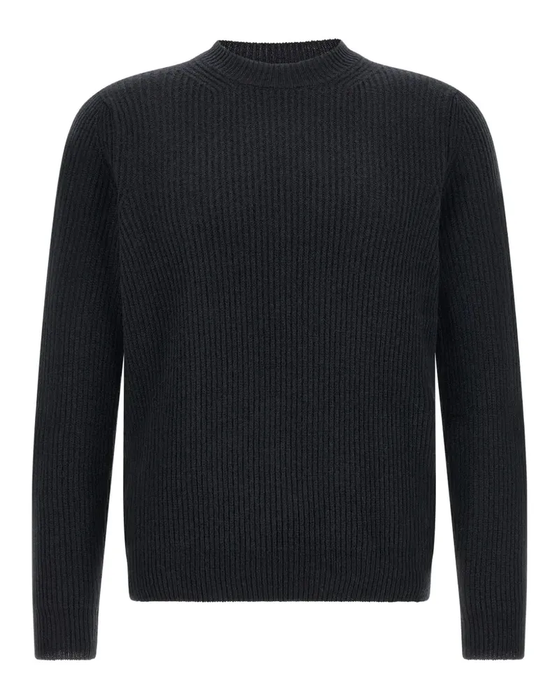 Zanone Gerippter Pullover - Blau Blau