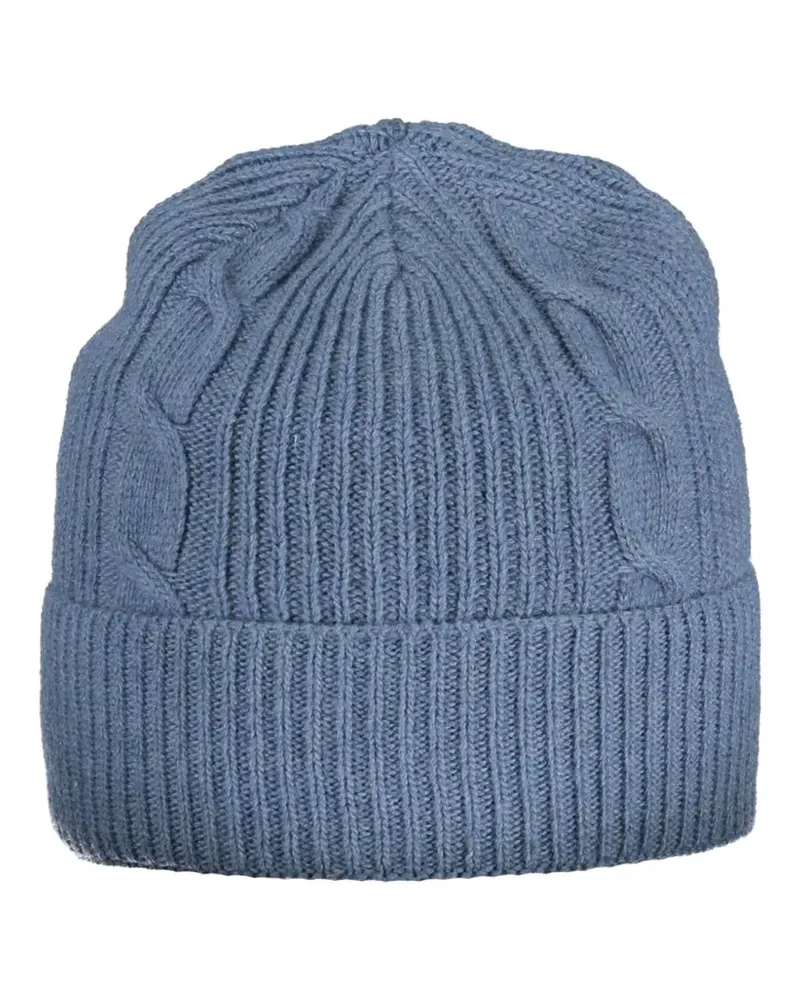 North Sails cable-knit beanie hat - Blau Blau
