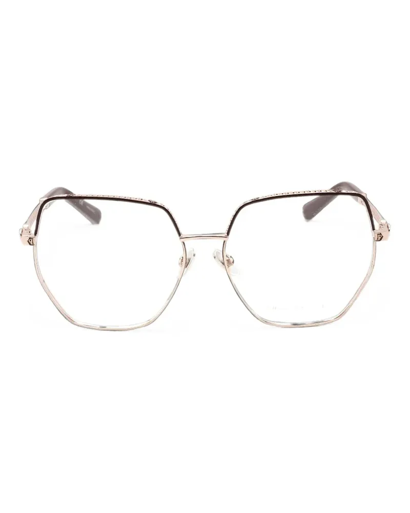 Philipp Plein geometric-frame glasses - Gold Gold