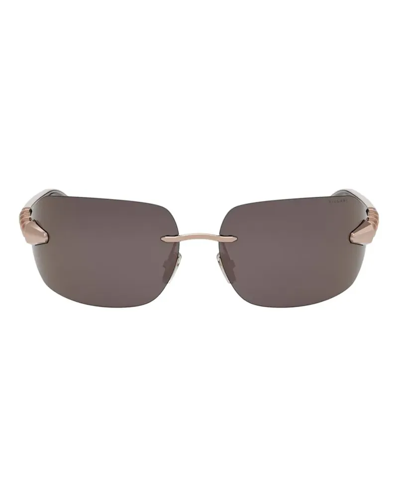 Bulgari Serpenti rimless sunglasses - Rosa Rosa