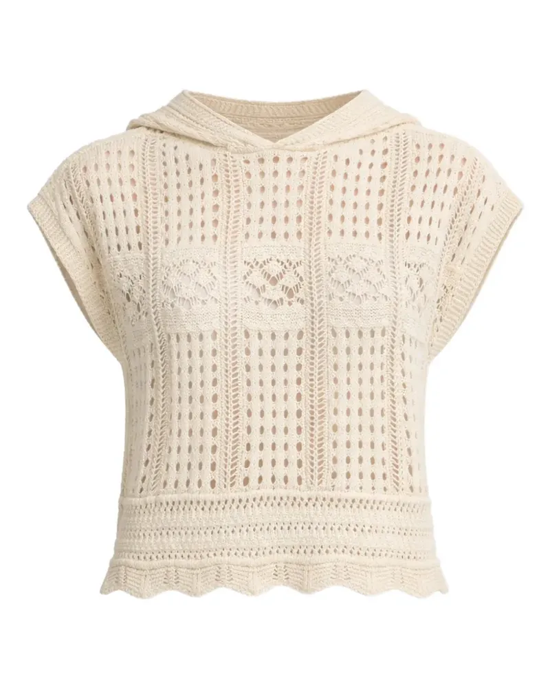 Twin-Set Gestricktes Kapuzenoberteil - Nude Nude