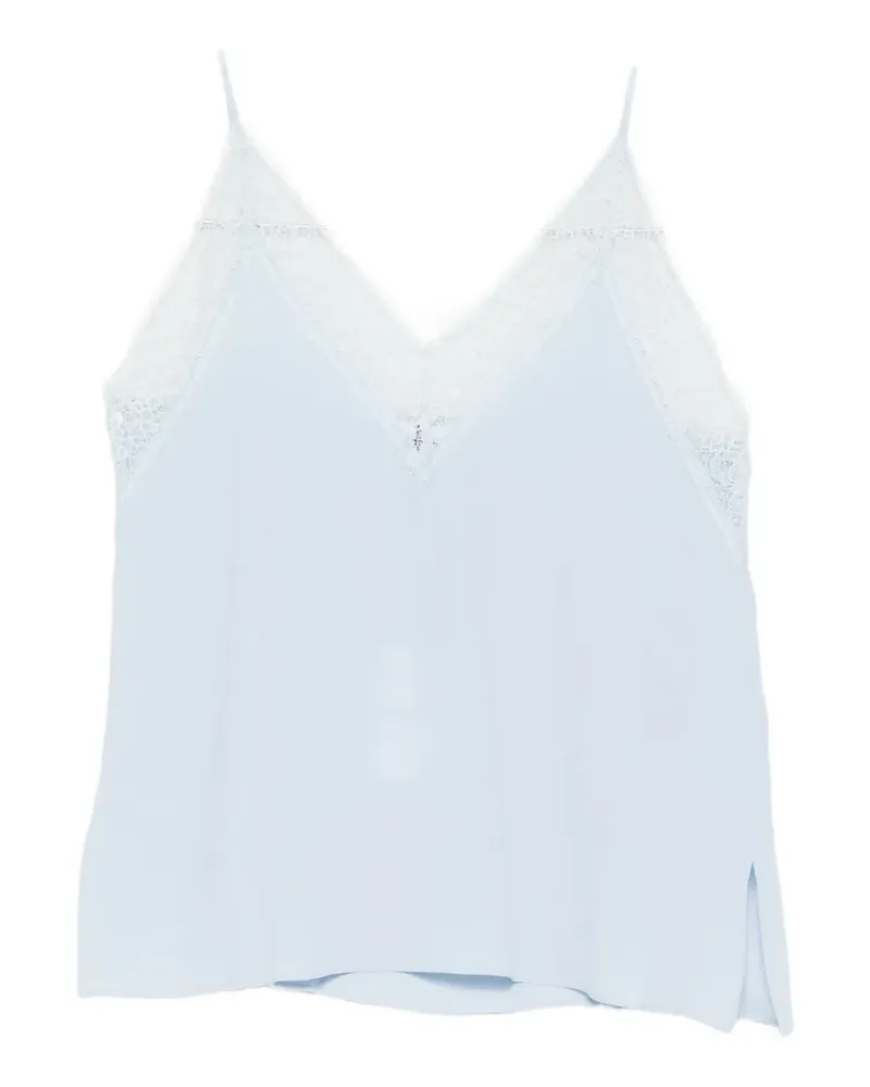 MARELLA Padino lace V-neck top - Blau Blau