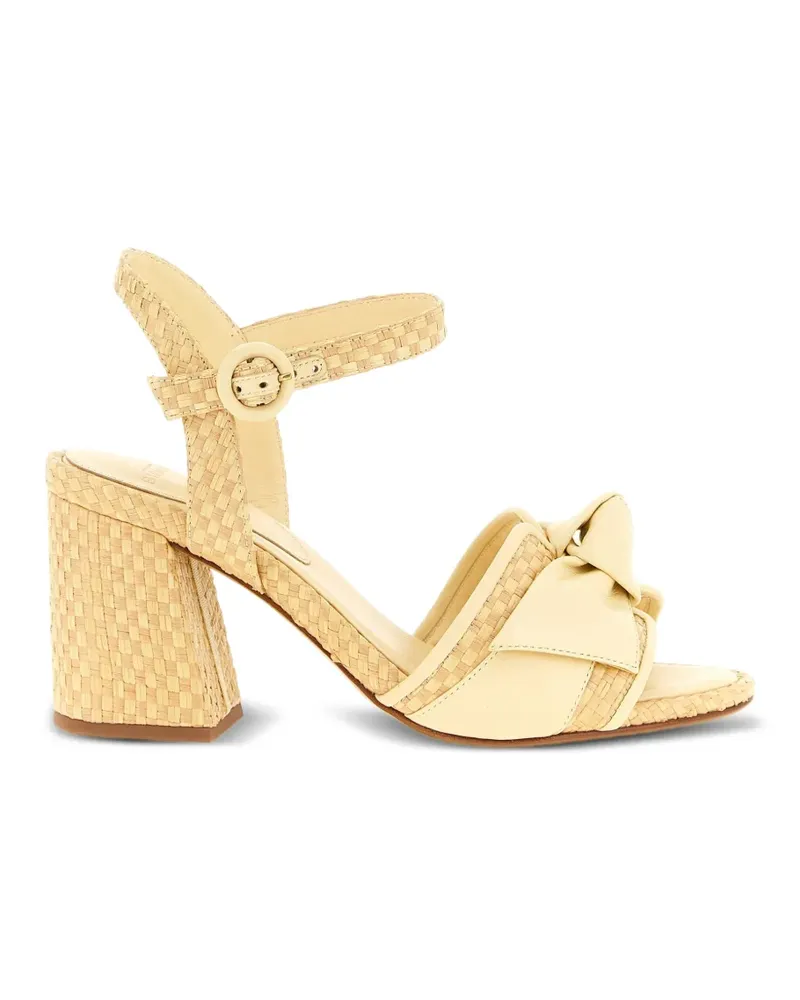 Alexandre Birman Sandalen mit gewebten Riemen und Knotendetail - Nude Nude
