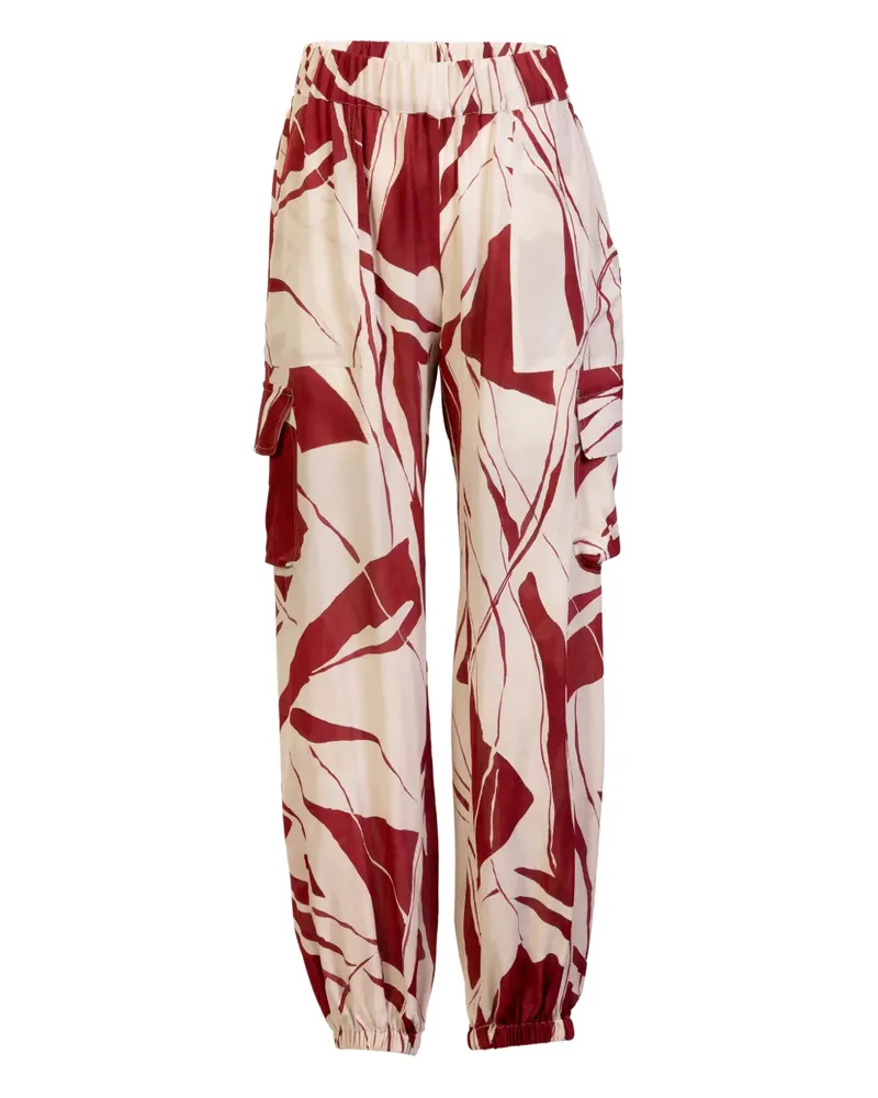 Silvia Tcherassi abstract jess trousers - Nude Nude