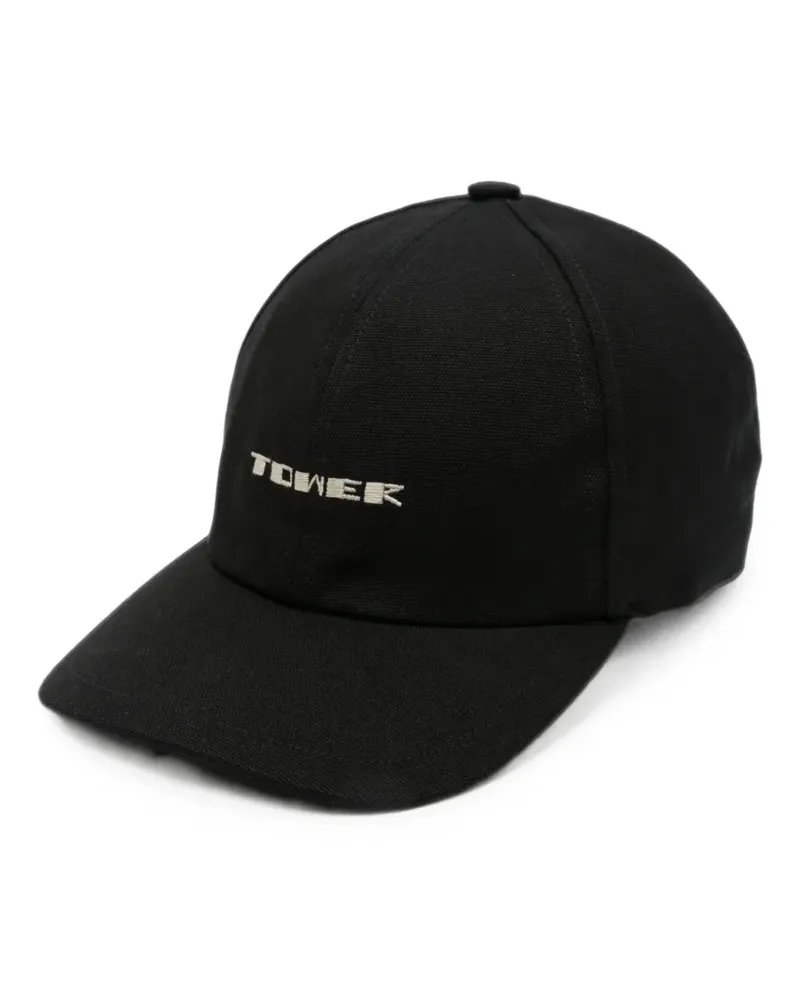 DRKSHDW by Rick Owens Baseballkappe mit Logo-Stickerei - Schwarz Schwarz