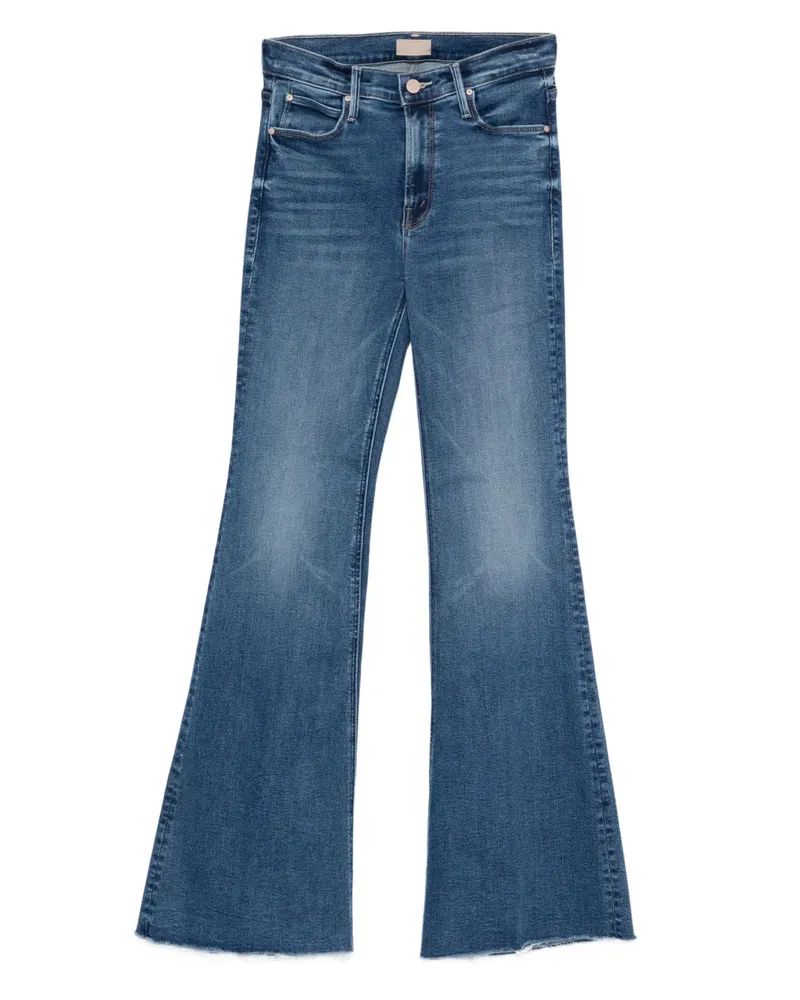 Mother frayed-hem jeans - Blau Blau
