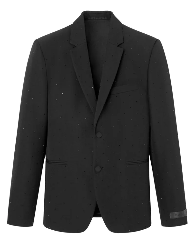 Versace Einreihiges Sakko - Schwarz Schwarz