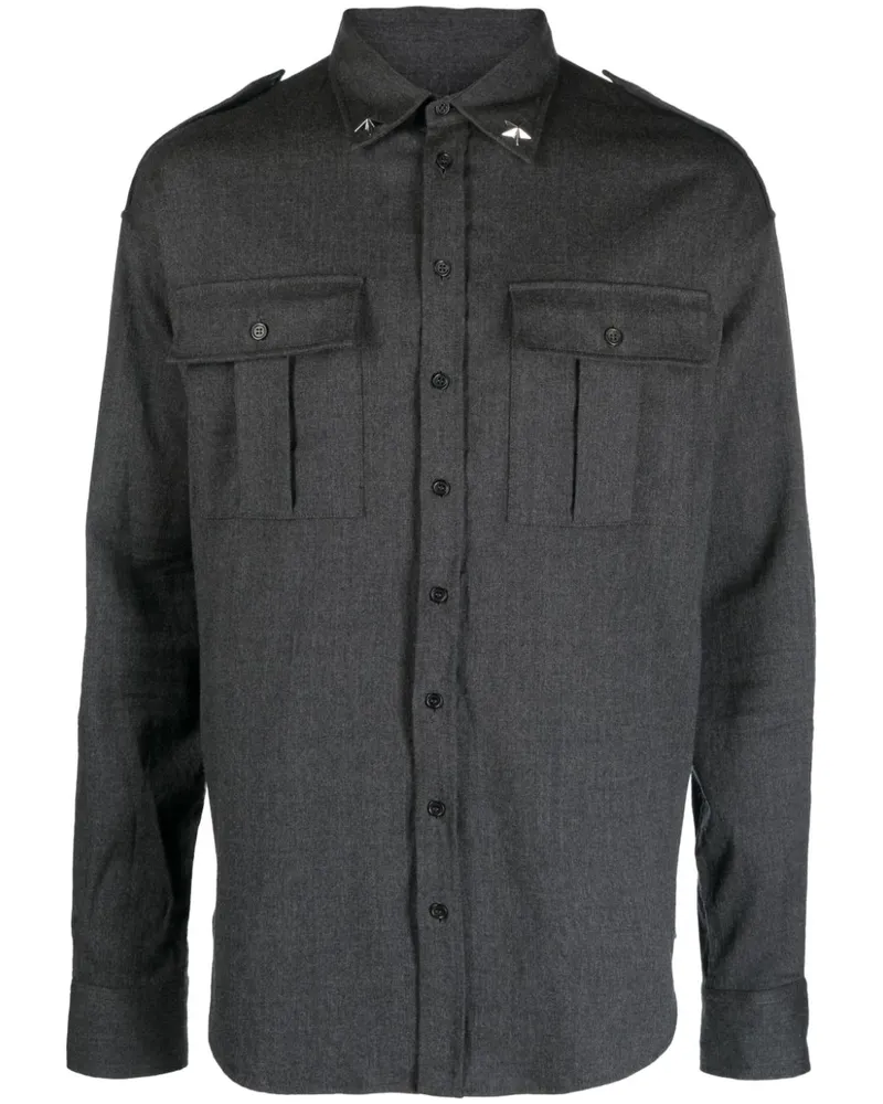Dsquared2 Klassisches Hemd - Grau Grau